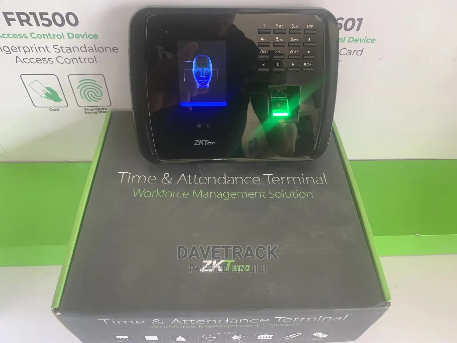 Zkteco Mb460 Face Finger Card Password Time Attendance