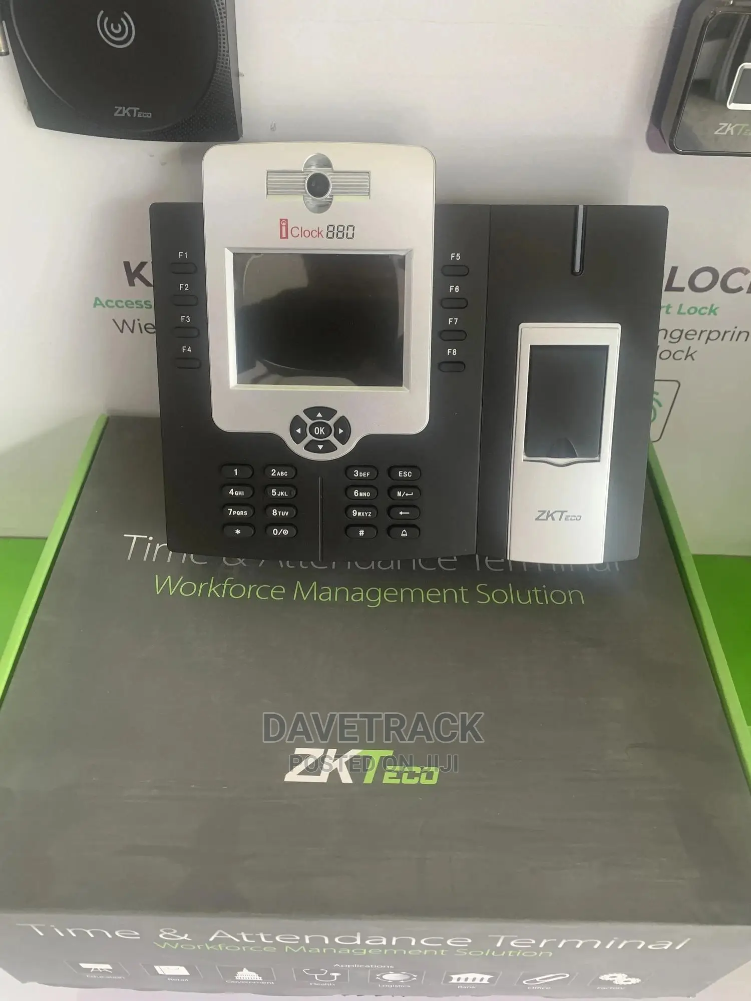 The Iclock880 Time And Attendance And Access Control Termina
