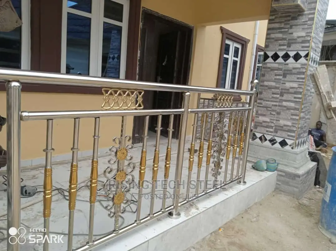 Stainless Handrail Pure Gold Cumbi 304pipes