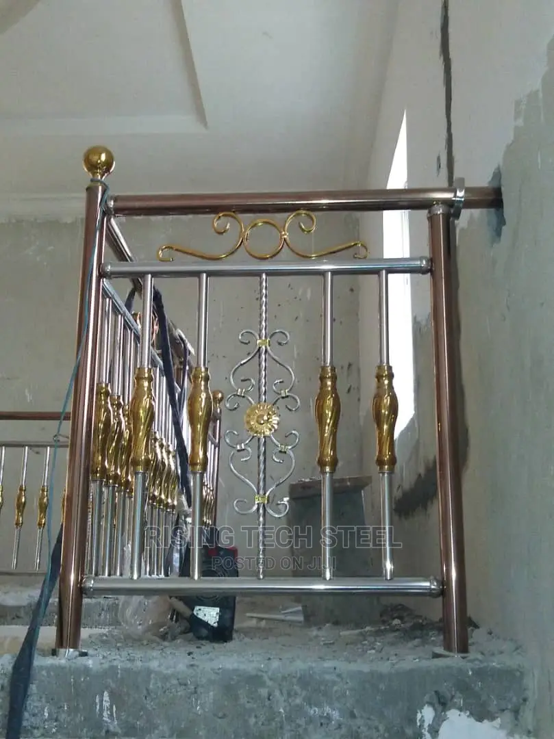 Stainless Handrail Pure Gold Cumbi 304pipes