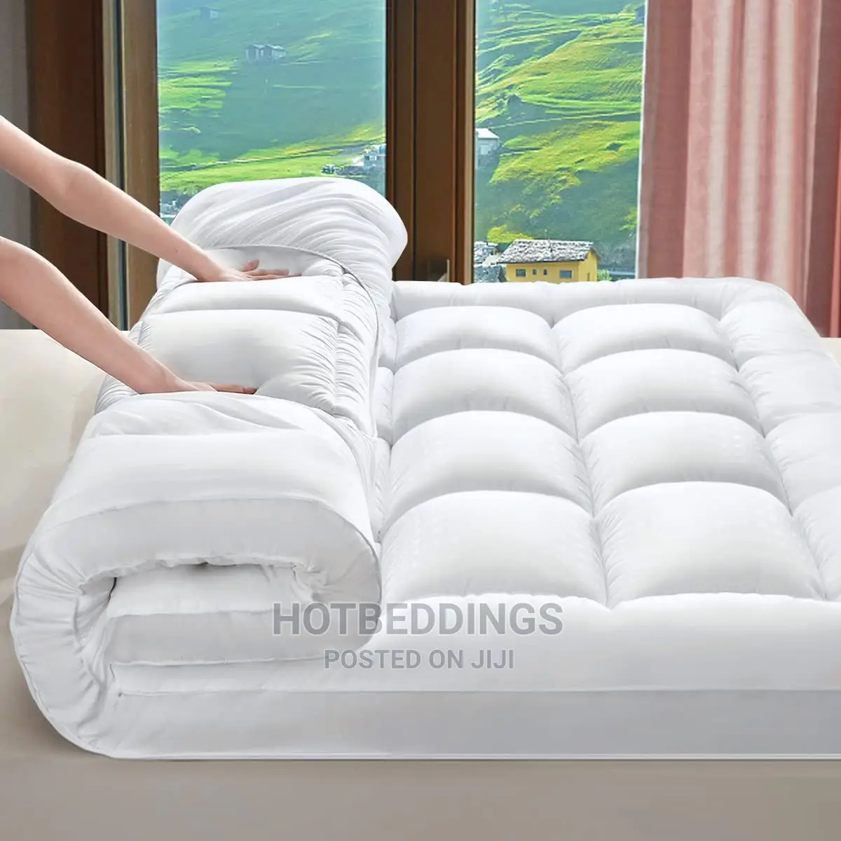 Elegant Fluffy Bed Topper-5 Inches