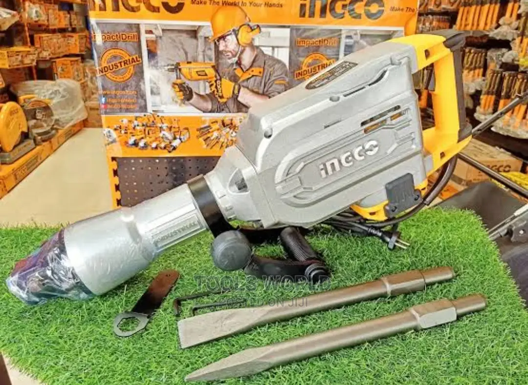 Ingco - Demolition Breaker / Hammer 1700W With 2 X Chisels A