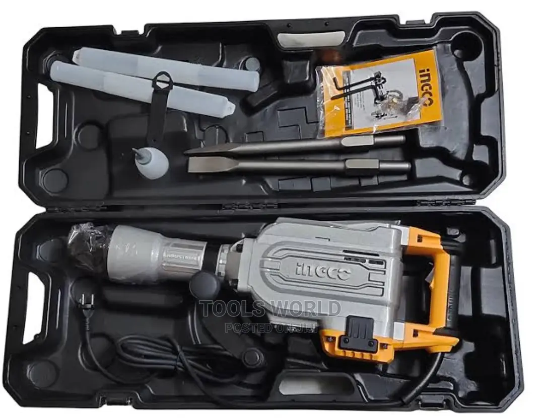 Ingco - Demolition Breaker / Hammer 1700W With 2 X Chisels A