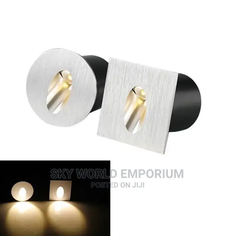 Led Stair Light Aluminum Square Round