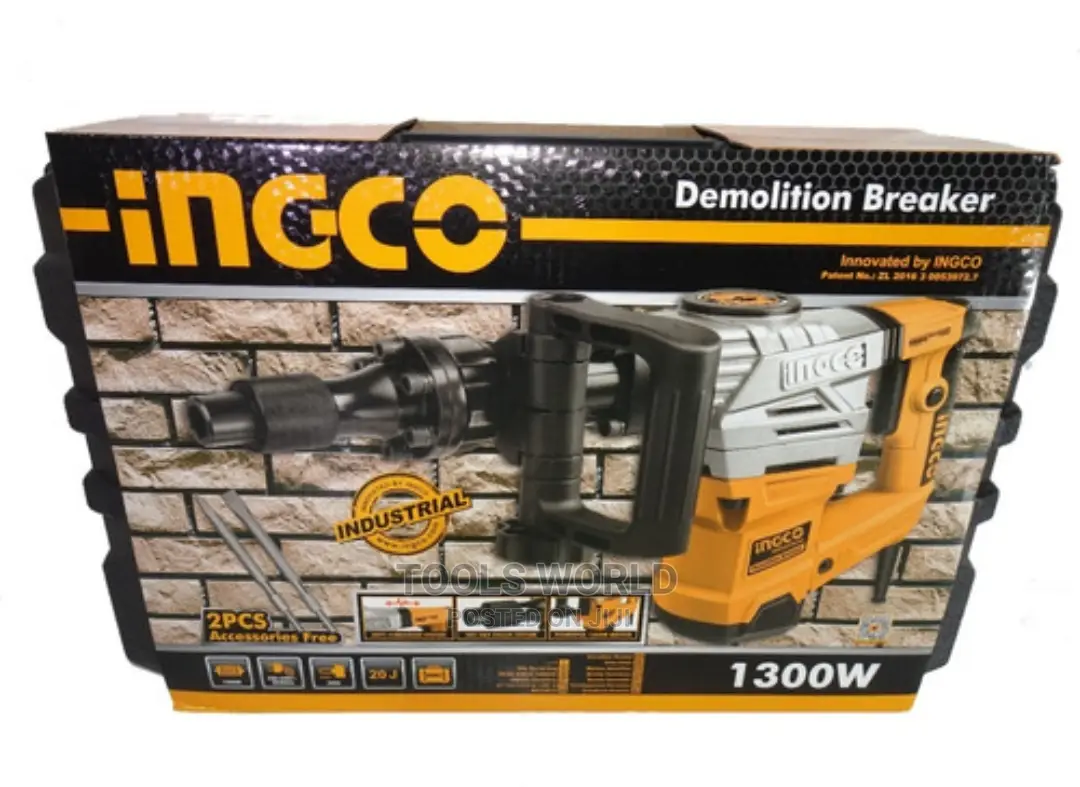 Demolition Jack Hammer (6 Kg, 20J) INGCO PDB13008