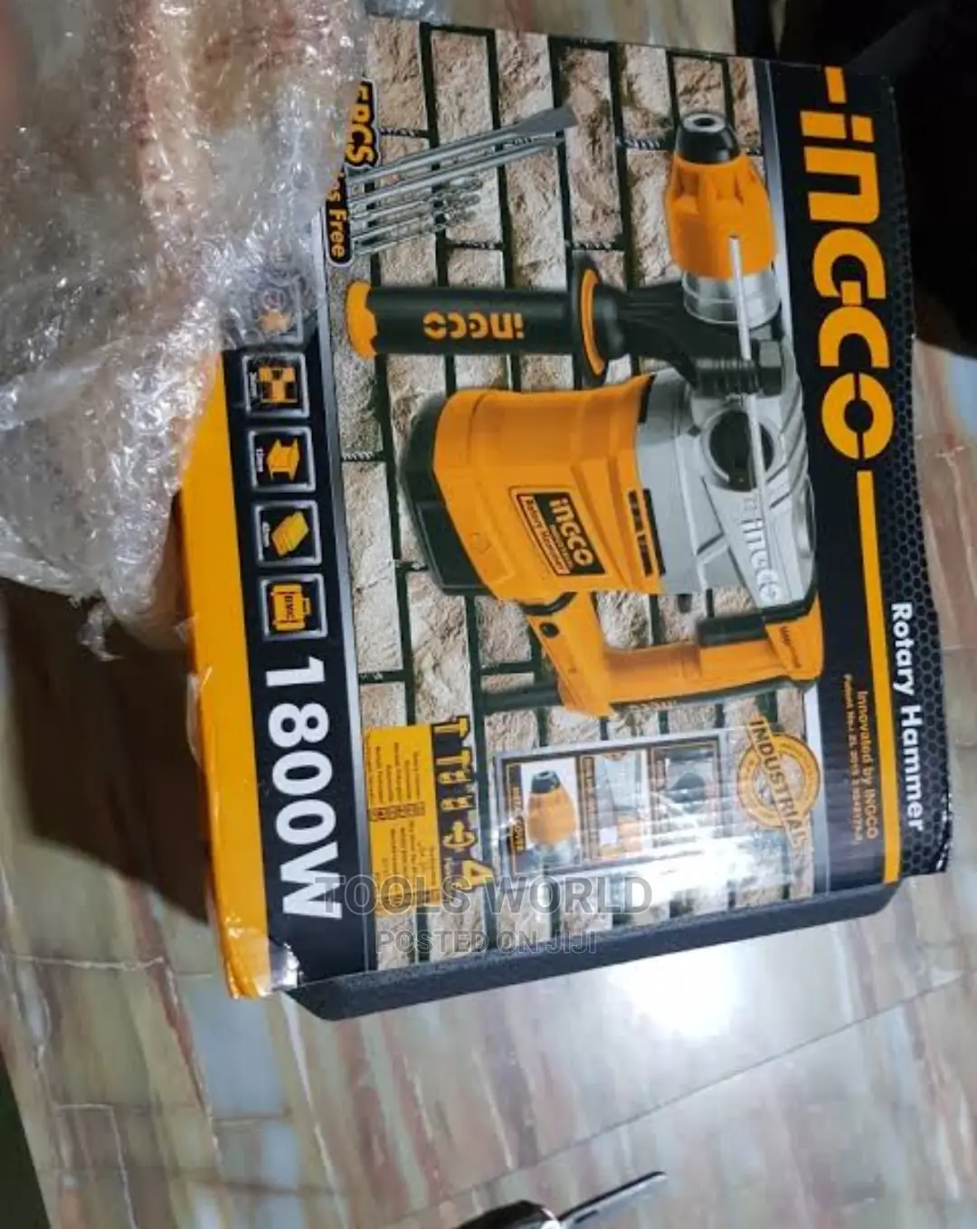 Ingco RH18008 1800W Rotary Hammer With SDS Plus Chuck System