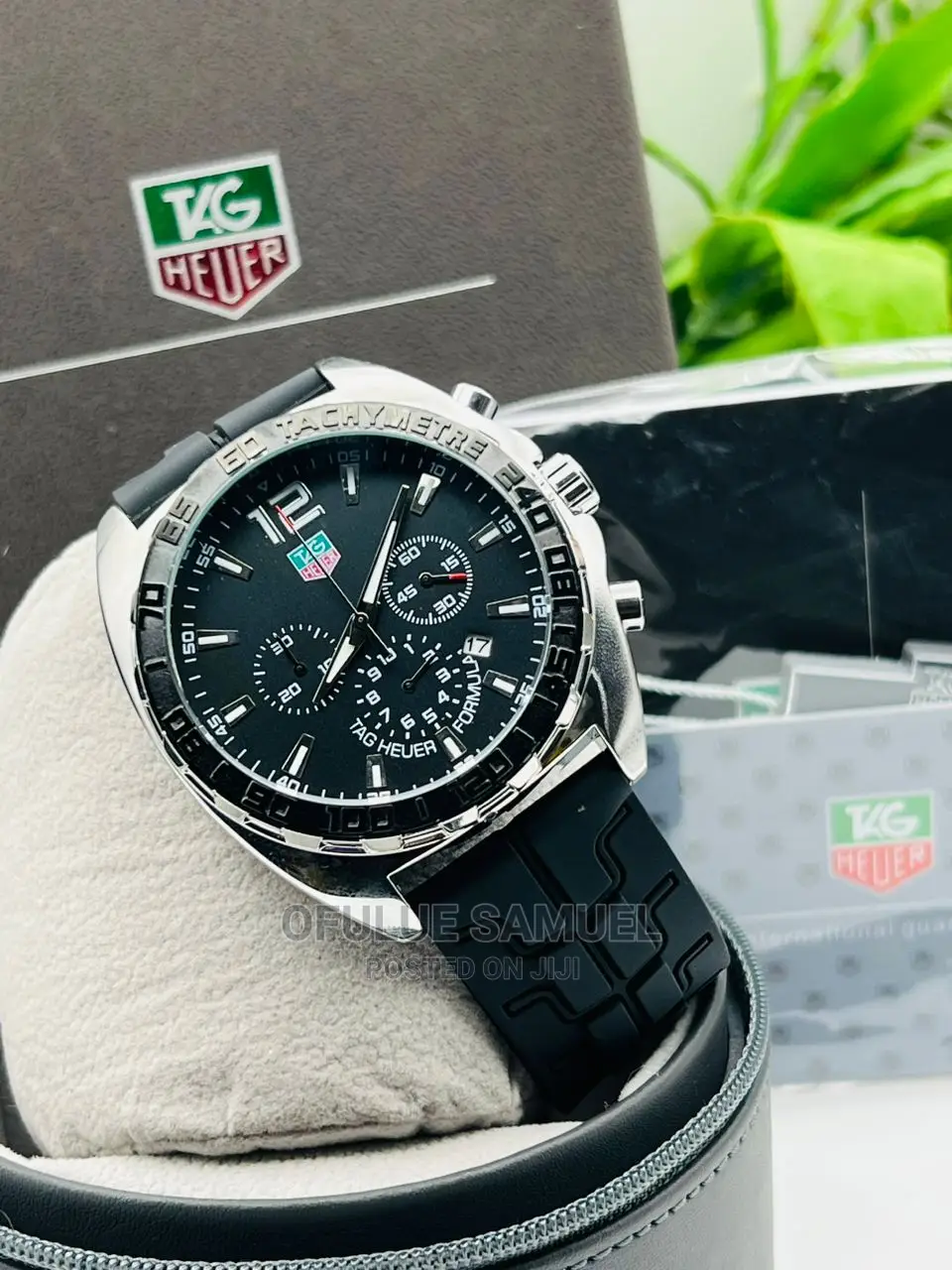 Tag Heuer Rubber Strap Wristwatch