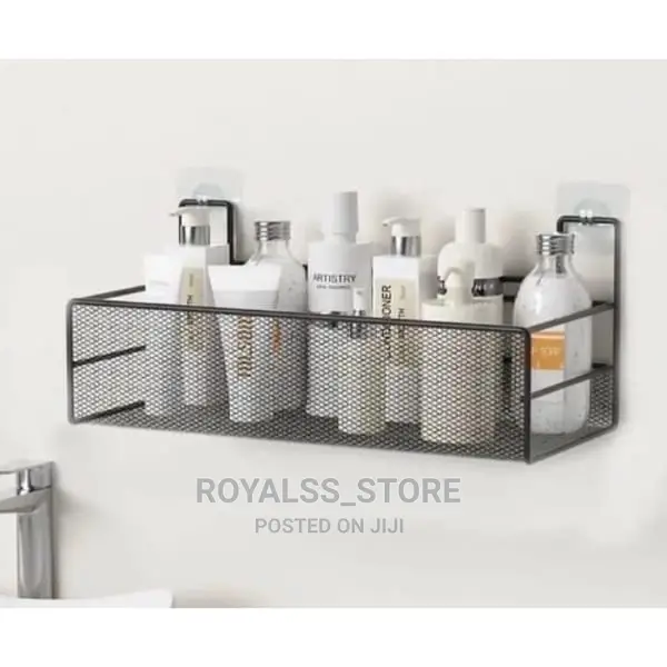 Wall Mounted Bathroom Rack Steel Bathroom Shelve