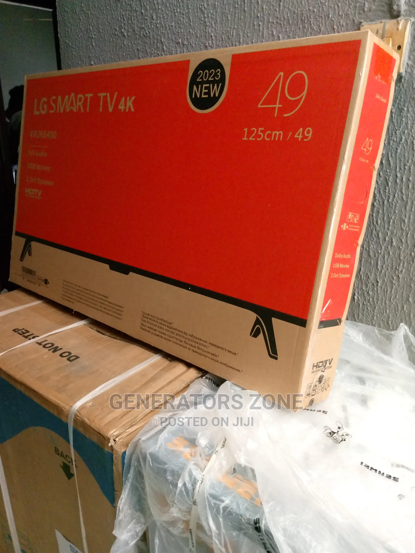 LG LED 49in Uhd Smart Tv-Brand New Featuring Youtube+Netflix