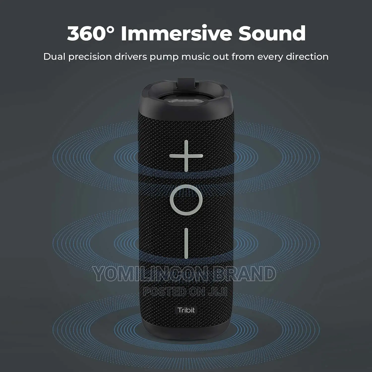 Tribit Stormbox Bluetooth Speaker - Black