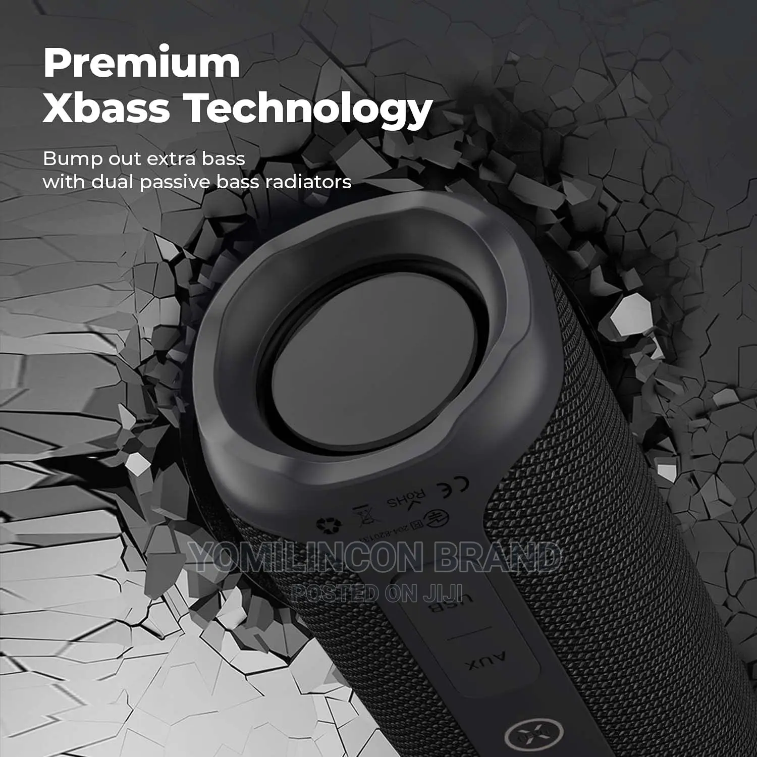 Tribit Stormbox Bluetooth Speaker - Black