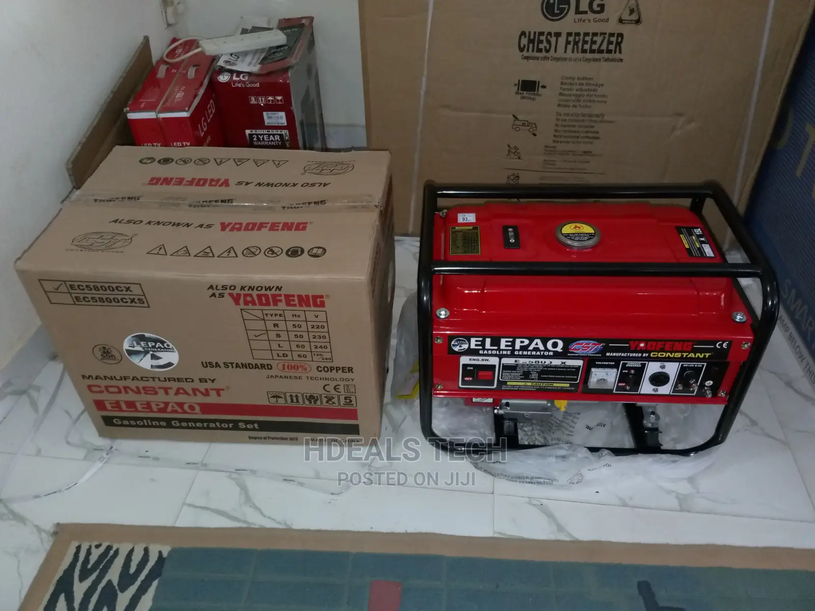 Elepaq Manual-Start Generator [EC5800CX].