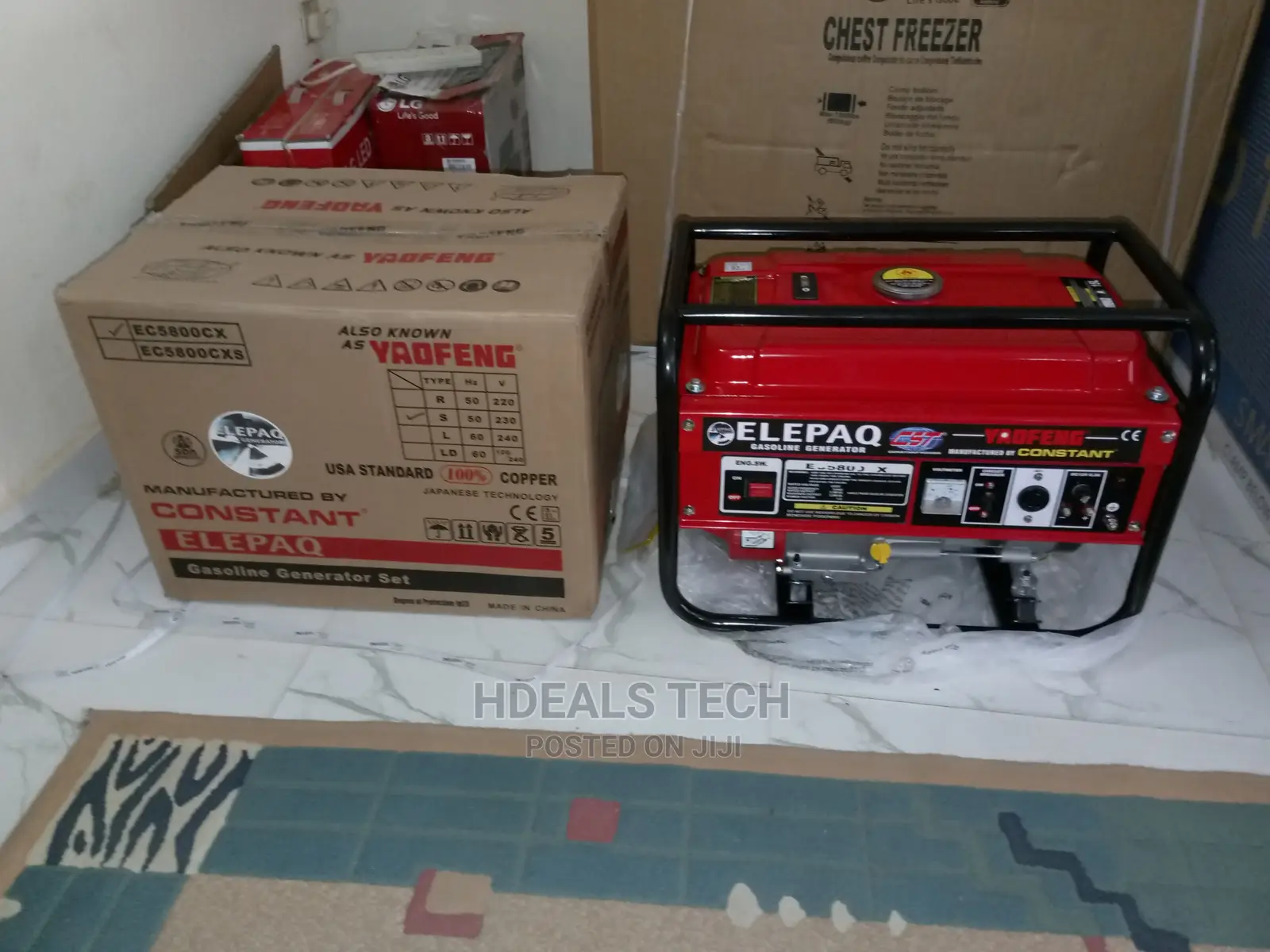 Quality Elepaq Manual-Start Generator [EC5800CX].