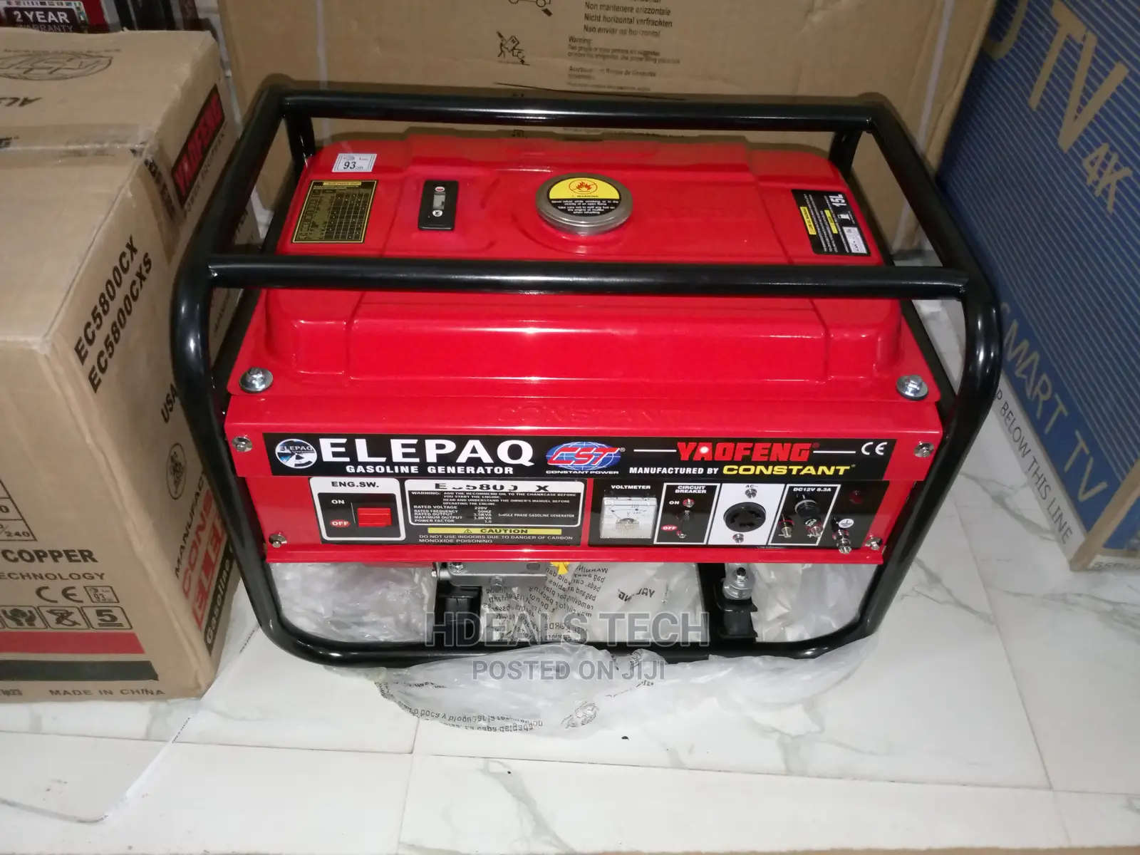 Latest Elepaq Manual-Start Generator [EC5800CX].
