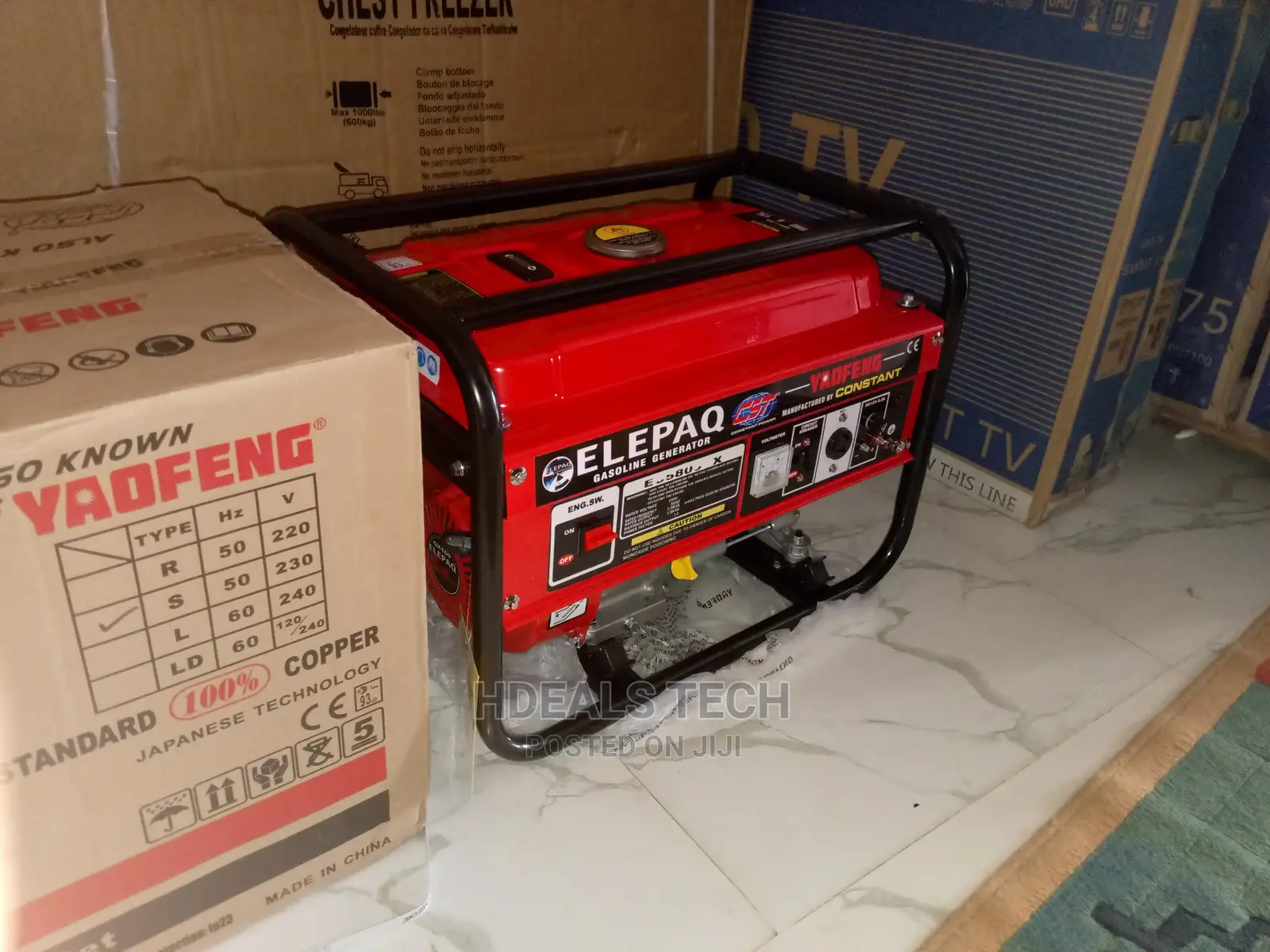 Elepaq 3.5KVA Manual-Start Generator [EC5800CX].