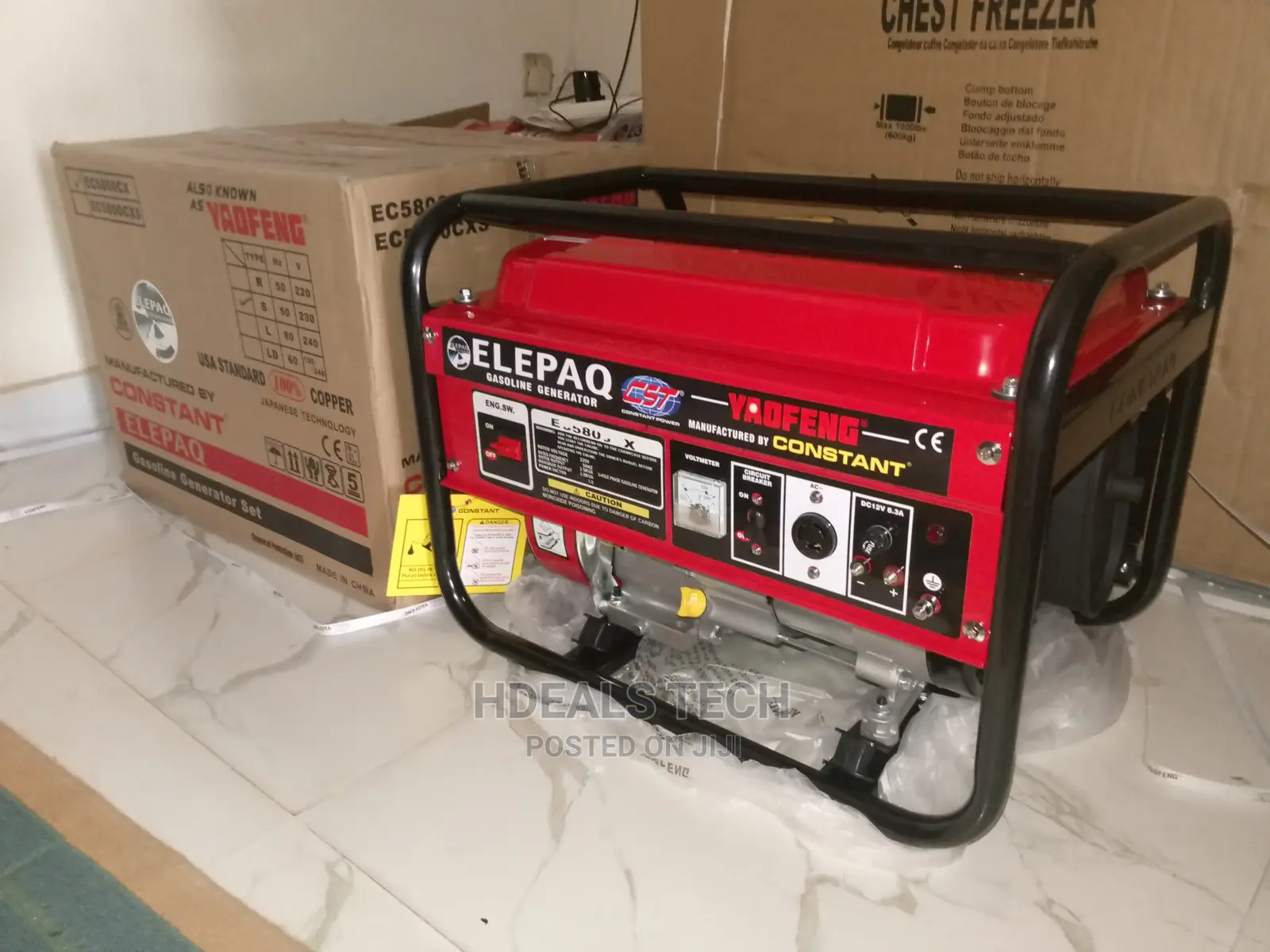 Original Elepaq 3.5KVA Manual-Start Generator [EC5800CX].