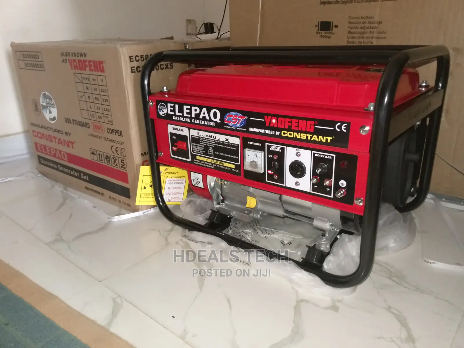 Original Elepaq 3.5KVA Manual-Start Generator [EC5800CX].