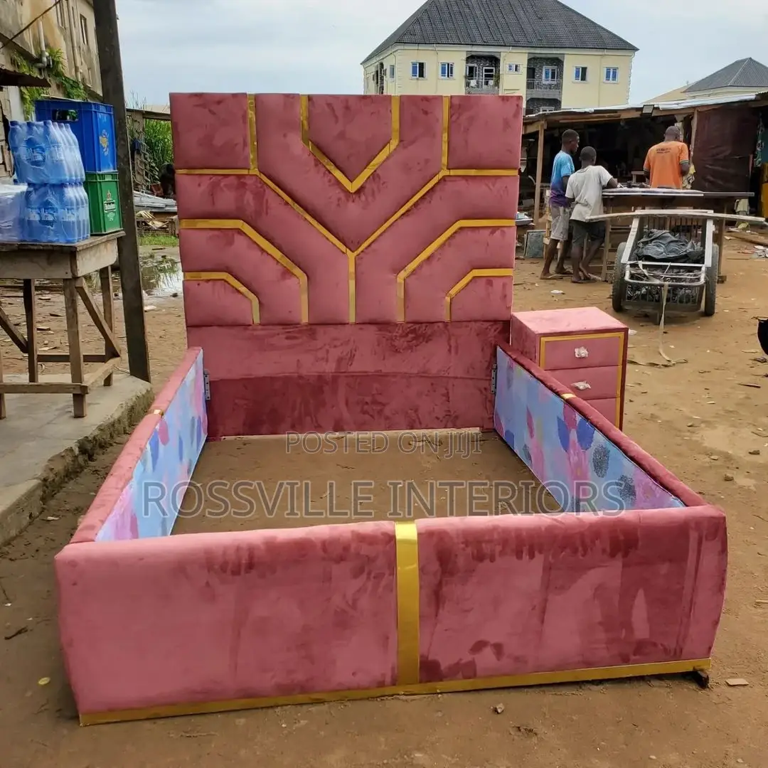 Padded 5by6feet Bedframe