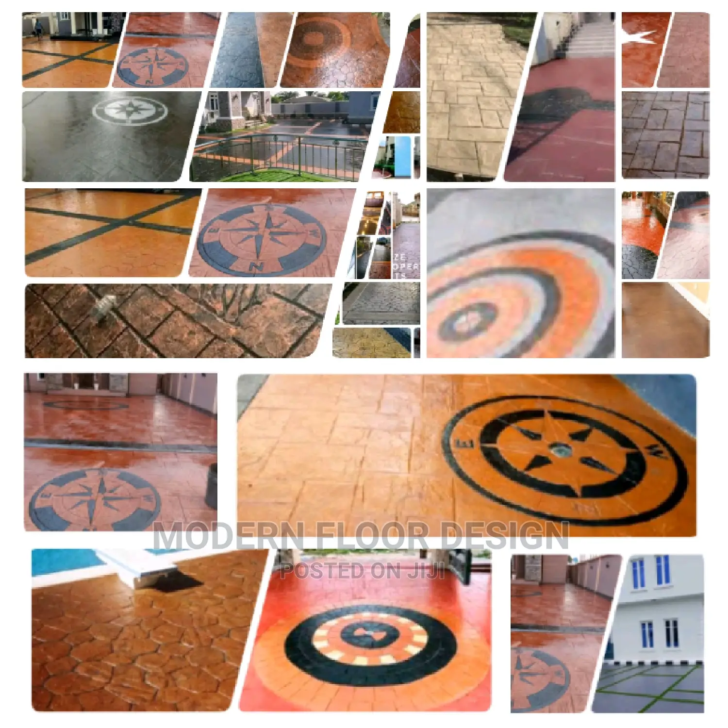 Fibre Modern Stamps Floor