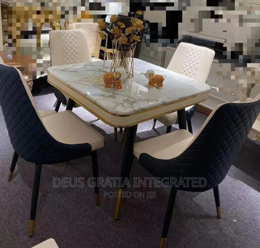 Marble Dinning Table And 4 Chairs