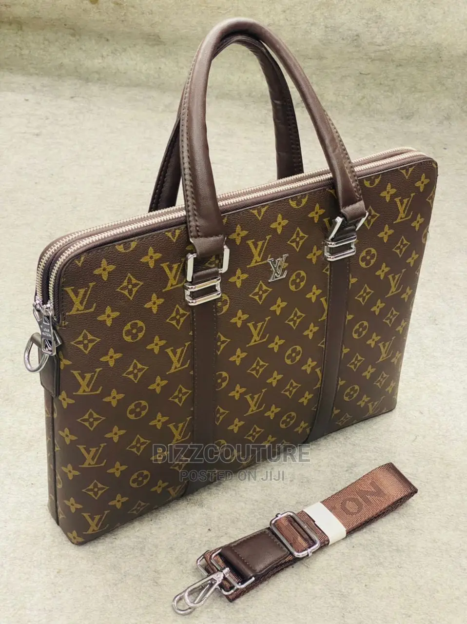 Original LOUIS VUITTON Leather Laptop Bags Available Instore