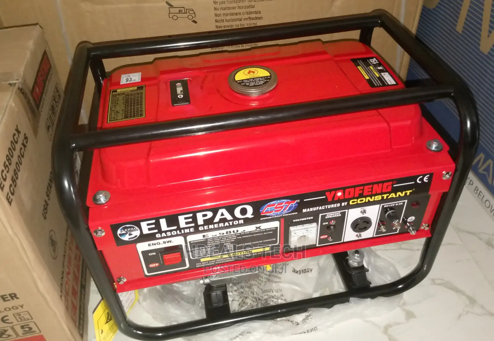 Quality Elepaq Constant Manual-Start Generator [EC5800CX].