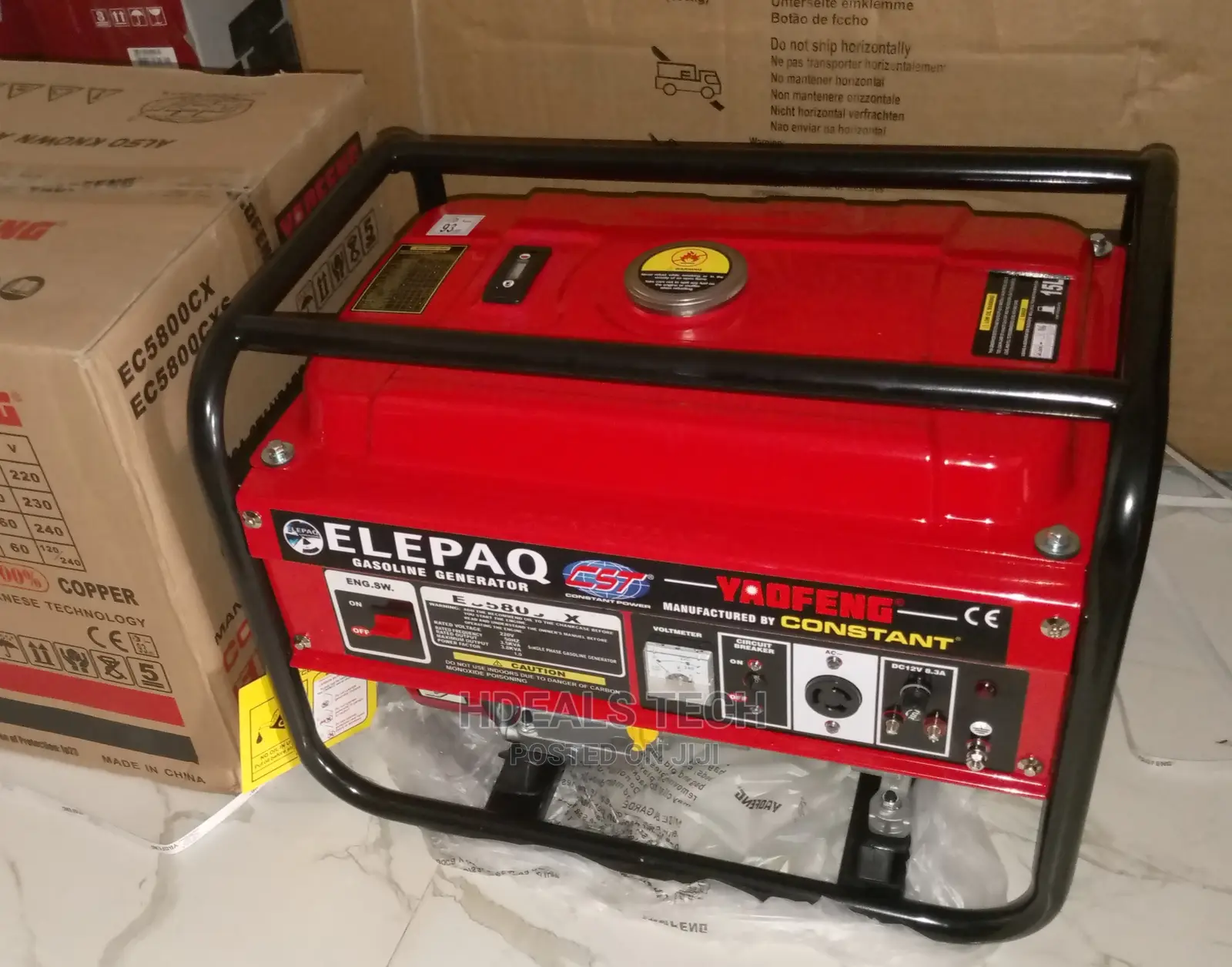 Brand New Elepaq Constant 3.5KVA Manual-Start Generator [EC5