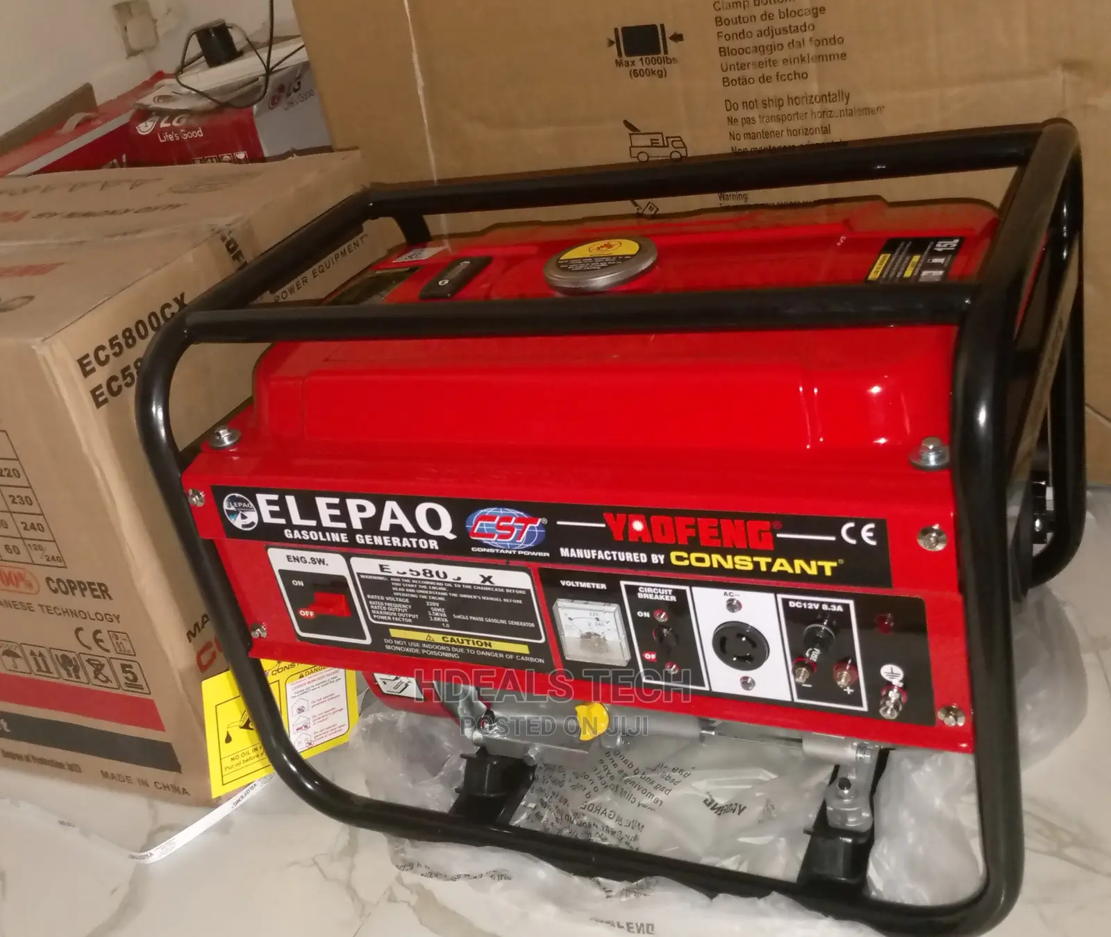 Brand New Elepaq Constant 3.5KVA Manual-Start Generator [EC5