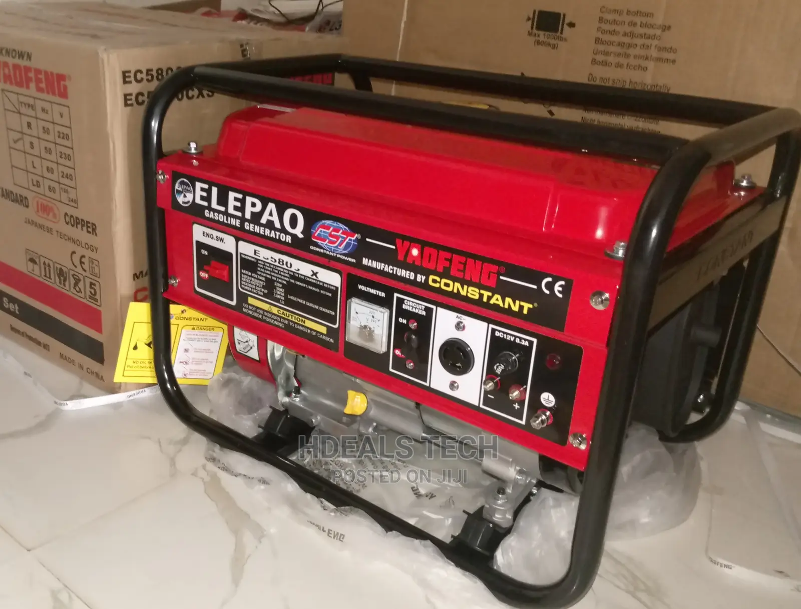 New Elepaq Constant 3.5KVA Manual-Start Generator [EC5800CX]