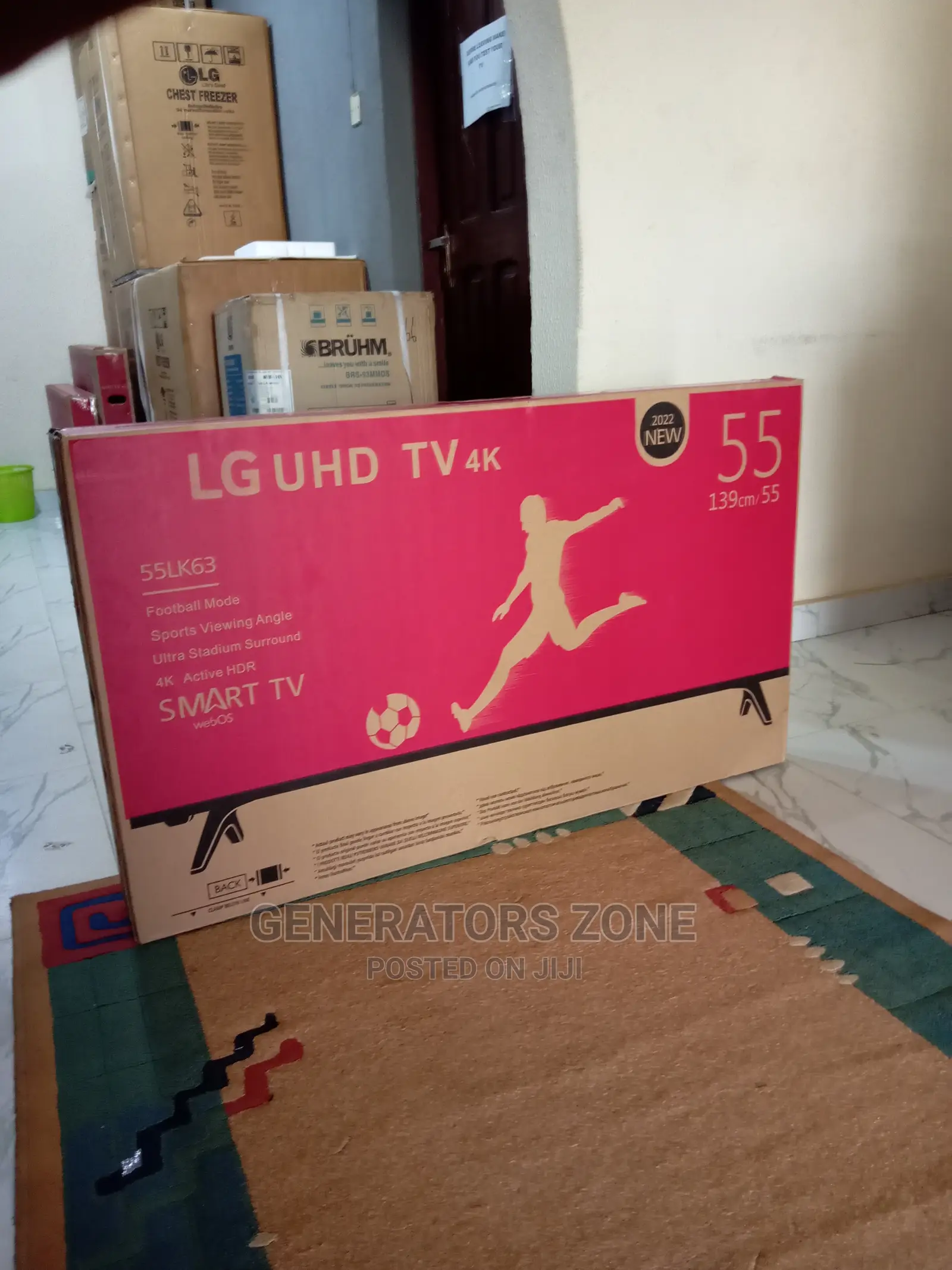 Lg Led Uhd (55) Tv| Lg Smart Television With Wifi+ Miracast