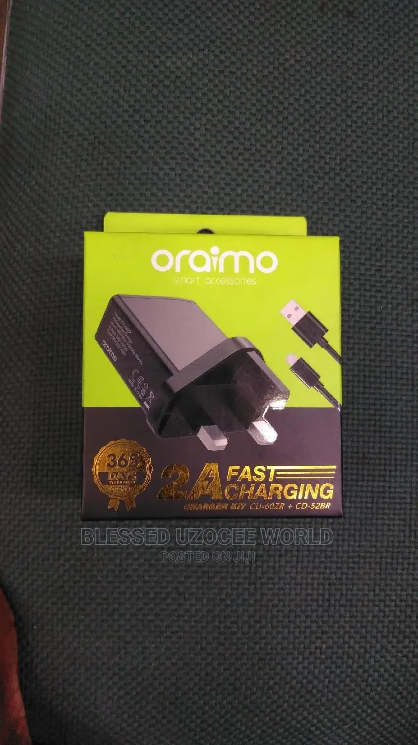 Oraimo Smart Fast Charger CU-60ZR + CD-52BR