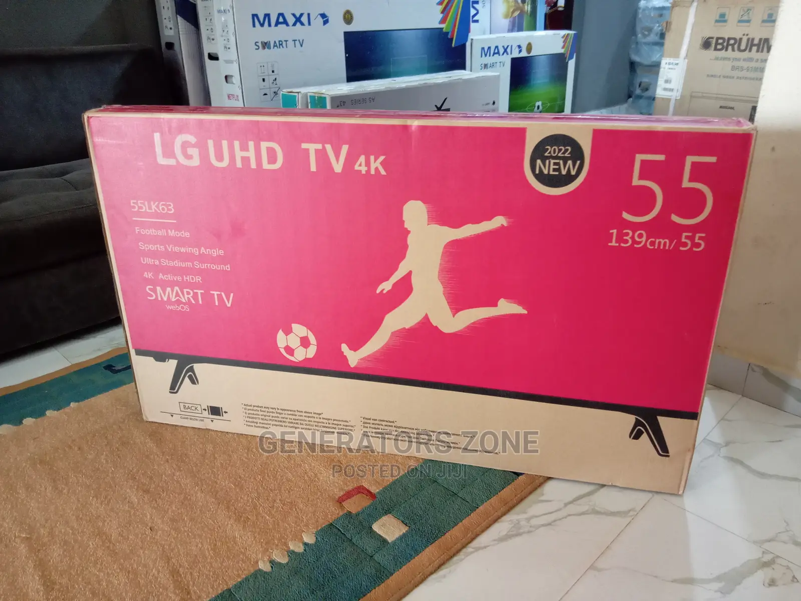 55lk63-55-Inch LG Uhd Smart Tv, Usb,Hdmi,Av+ Miracast