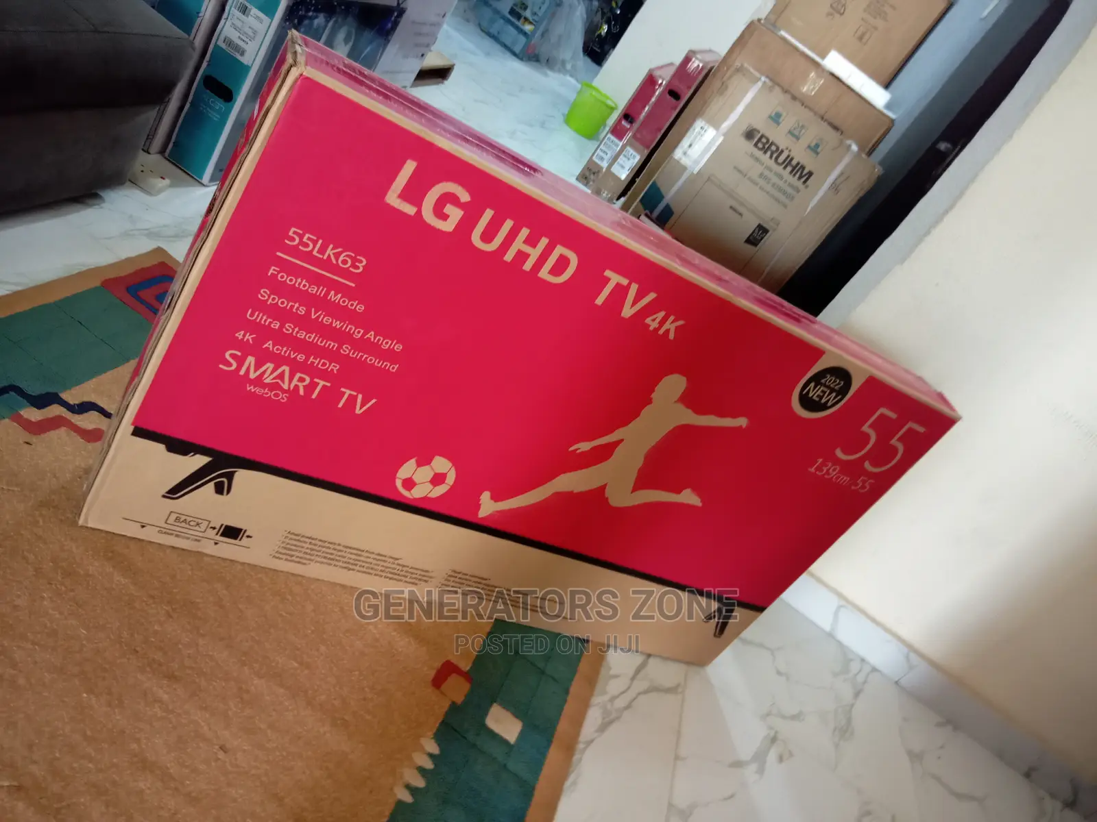 Affordable LG 55'' Smart TV With Internet Features-55lk63