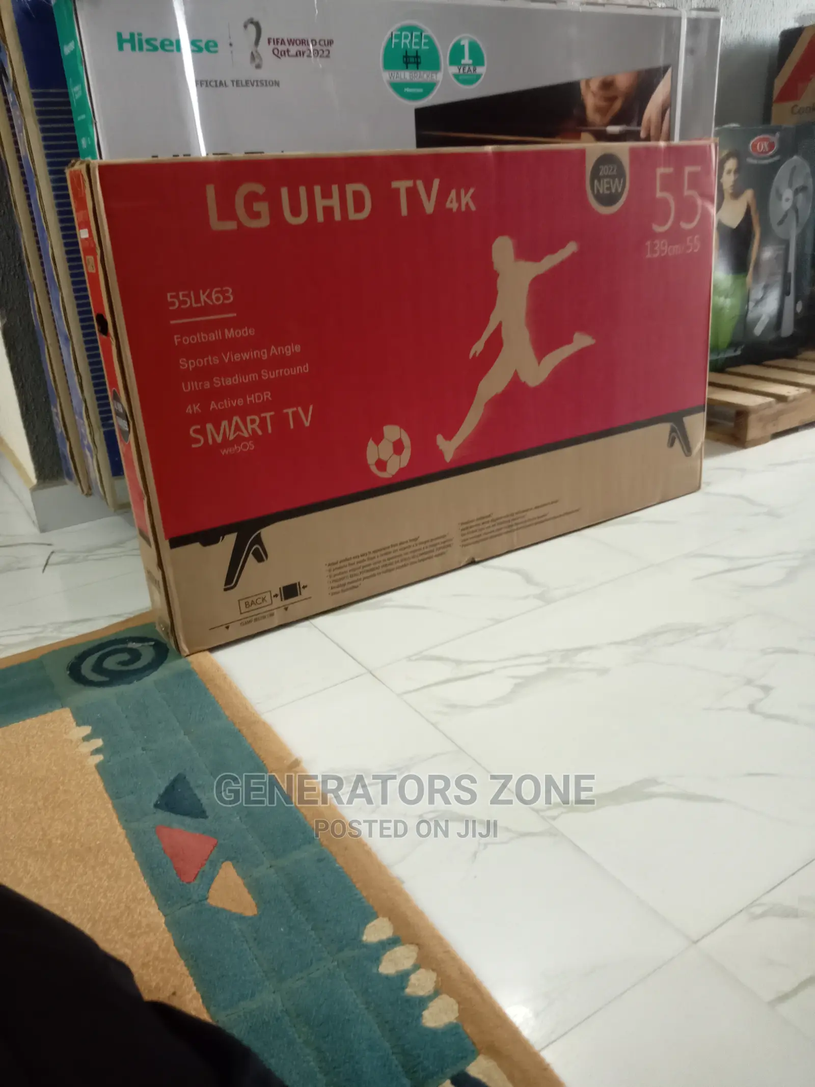 LG Smart Tv_ Uhd + Remote Control+ a Year Warranty|Usb,Av