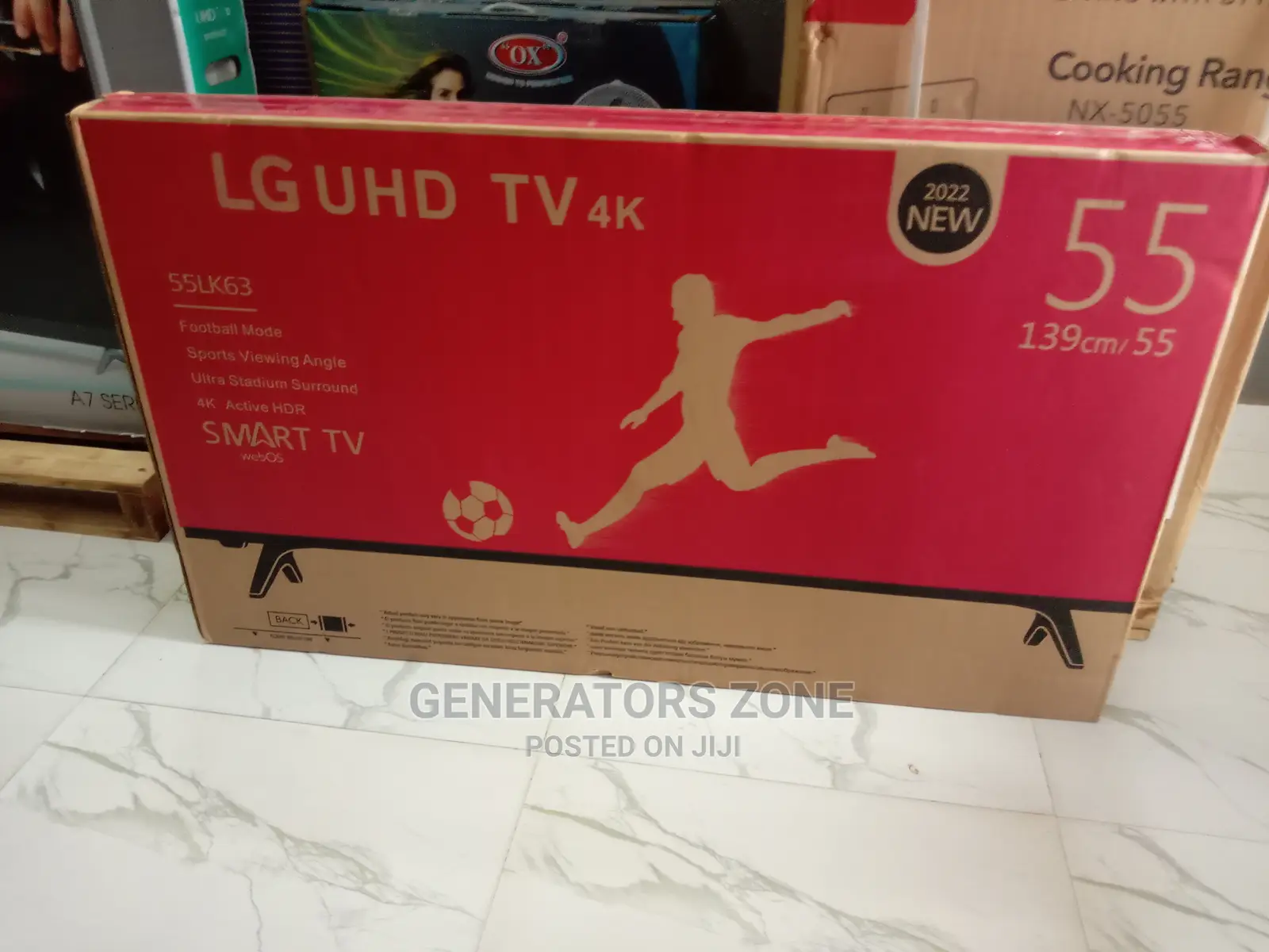 LG LED TV With Netflix,Youtube,Appstore-55'' -55lk63