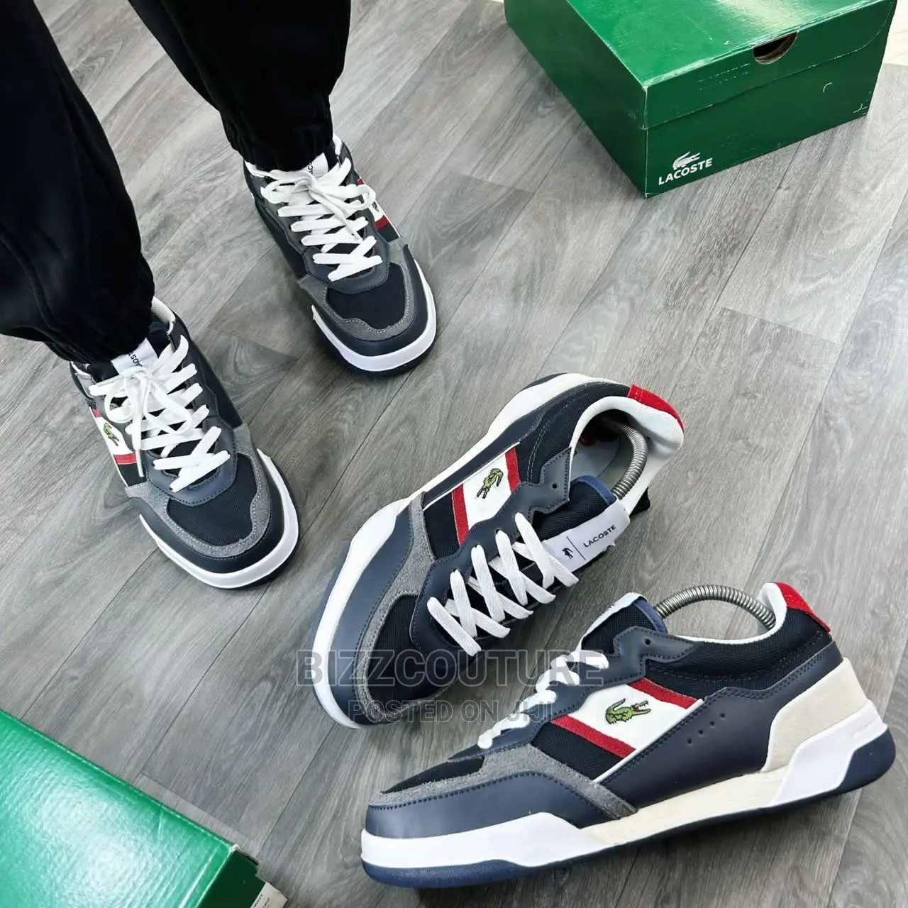 Original Lacoste Partner Piste Navy Bue Available in Store