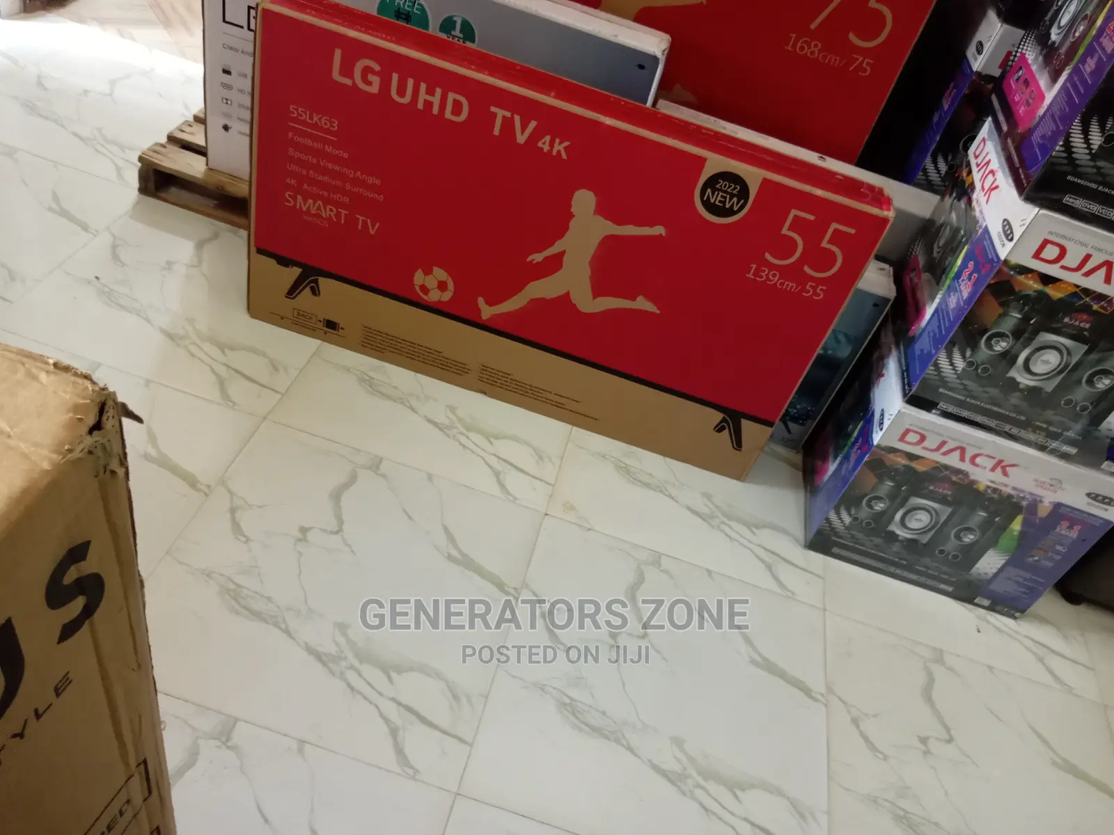 LG 55'' Smart TV With a Remote Control+ a Year Warranty