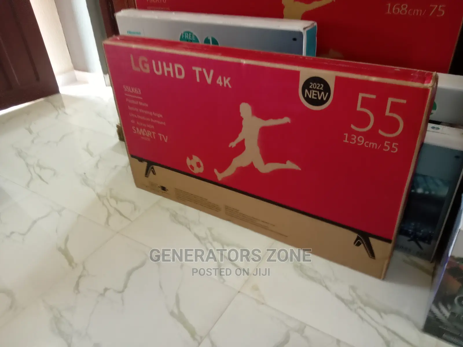 LG 55'' Smart TV With a Remote Control+ a Year Warranty