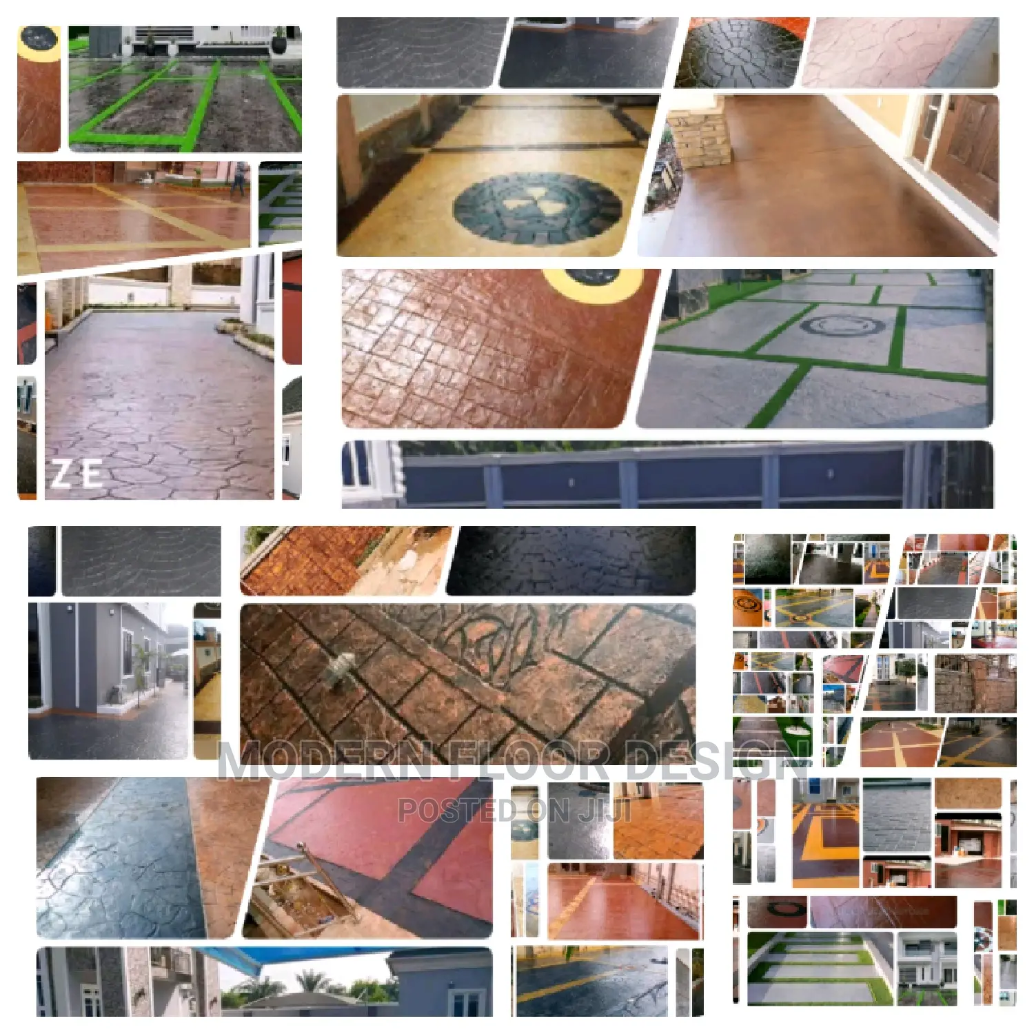 Most Sun Stone Modern Stamps Floor