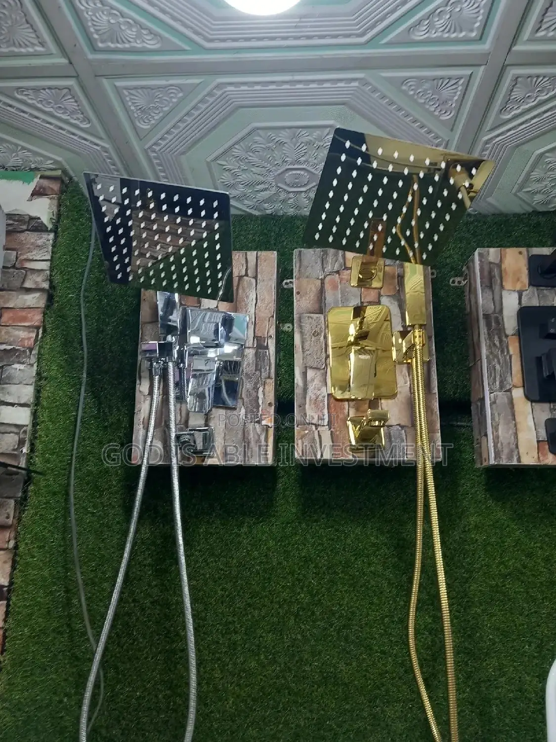 Gold 5ways Condit Shower
