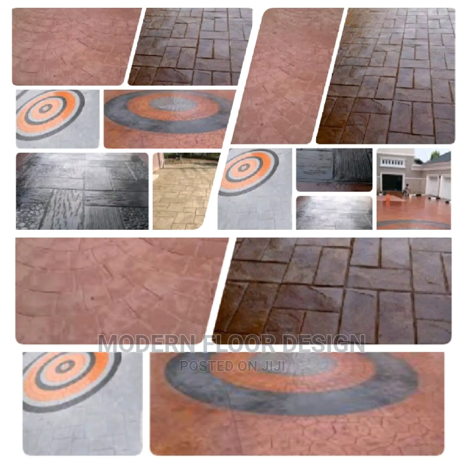 Narrow Modern Stamps Floor