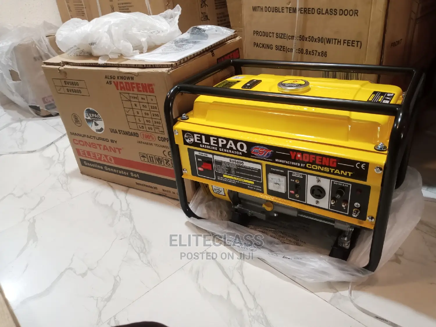 SV600 Elepaq Constant 4.5kva Manual Generator With Warranty