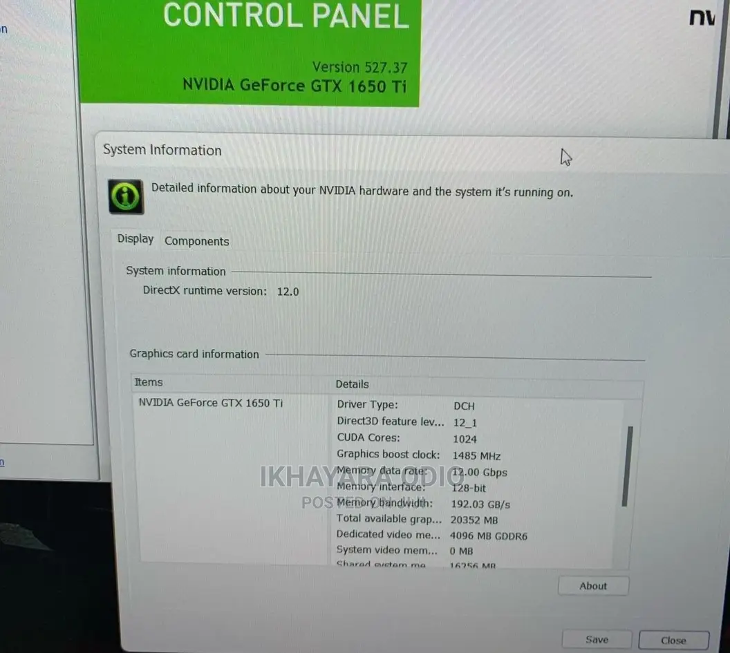 Laptop Dell XPS 15 32GB Intel Core i7 SSD 1T