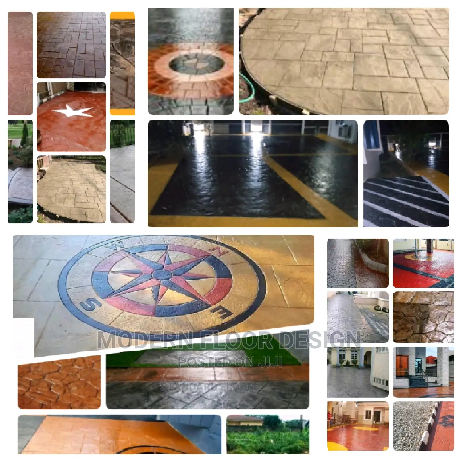 Power Modern Stamps Floor