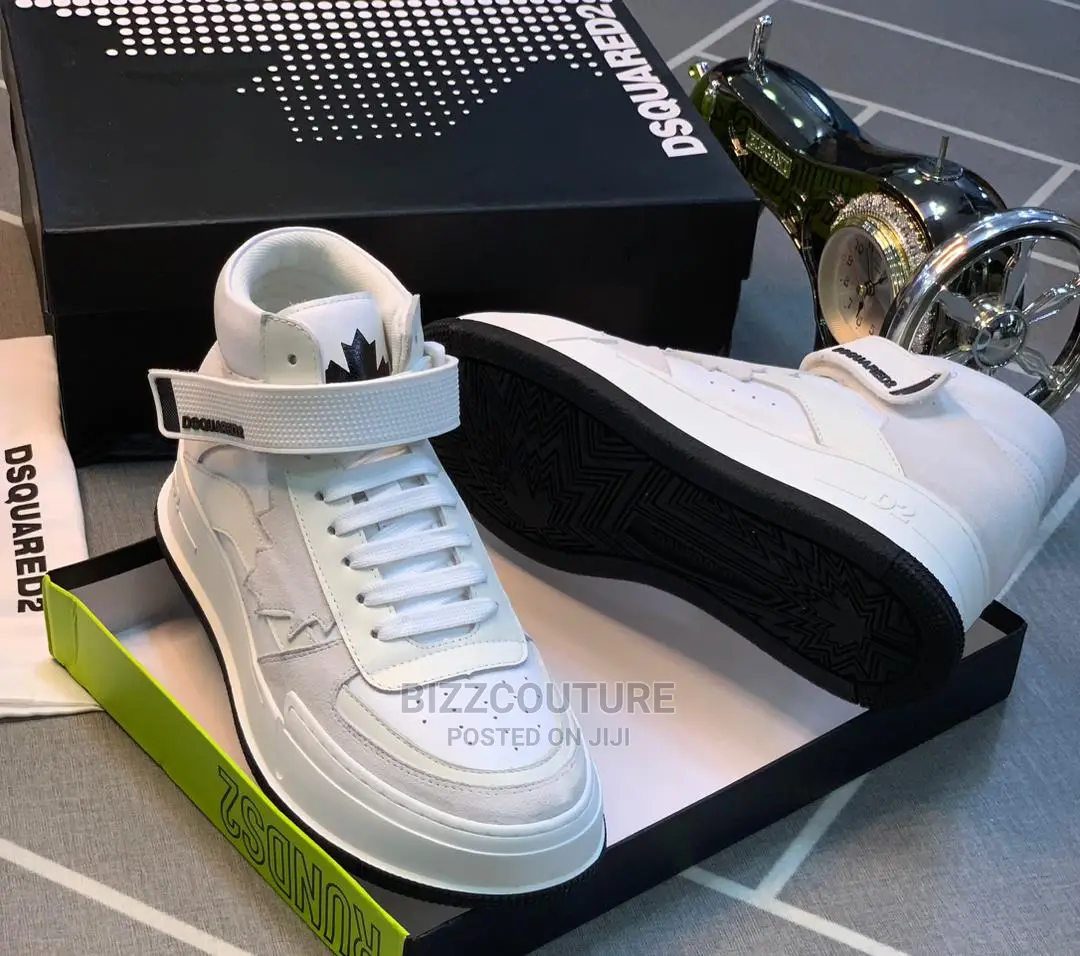 Original DSQUARED2 LUXURY Hightop Sneakers Available Instore