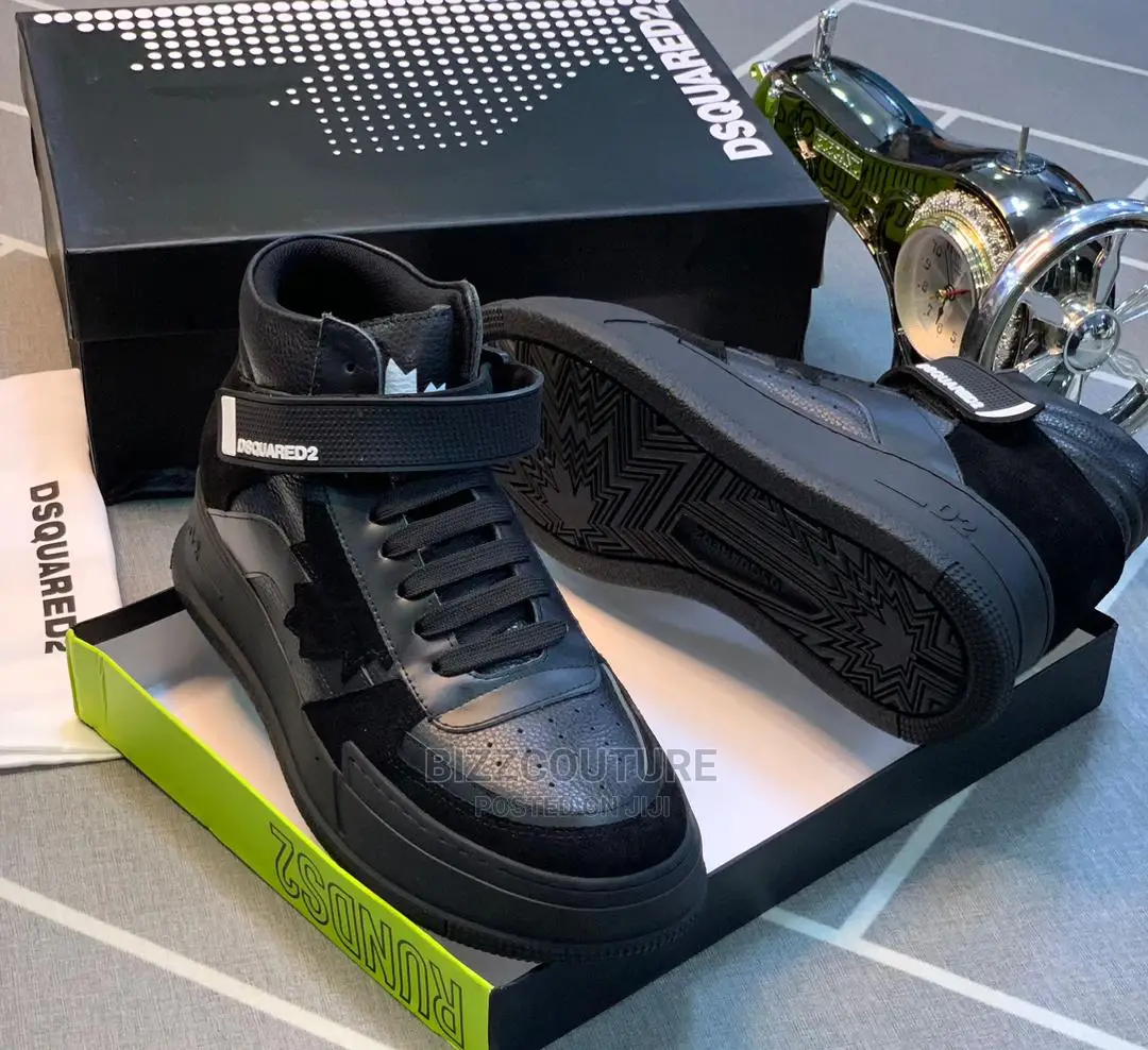 Original DSQUARED2 LUXURY Hightop Sneakers Available Instore