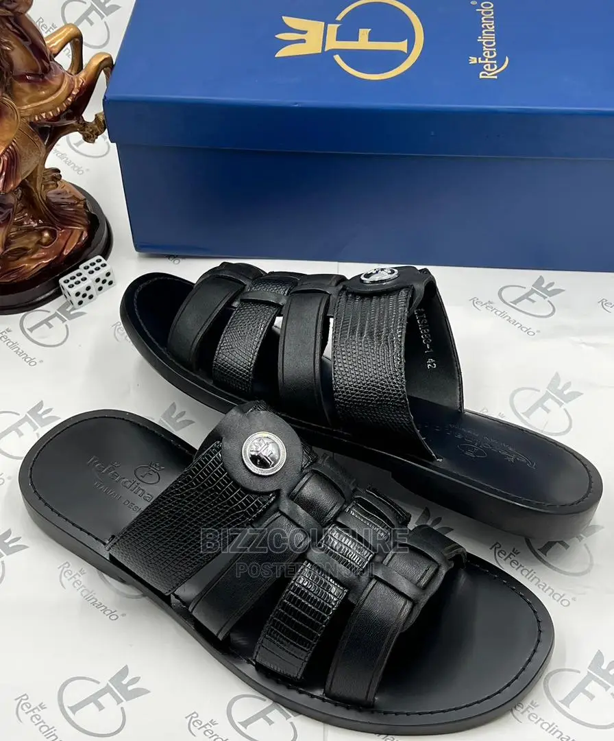 Original RE FERDINANDO Italian Slippers Available in Store