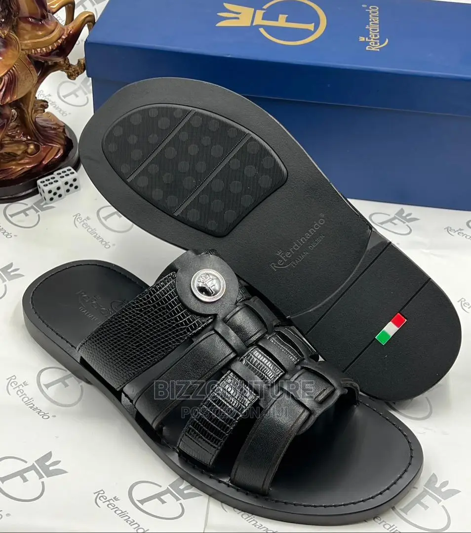 Original RE FERDINANDO Italian Slippers Available in Store