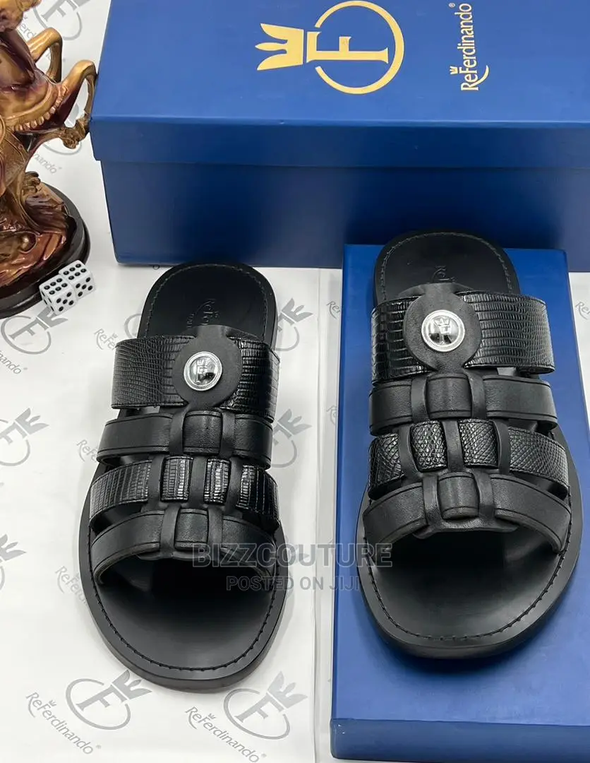 Original RE FERDINANDO Italian Slippers Available in Store