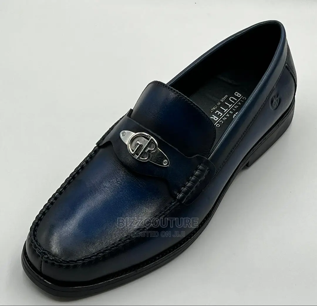 Original GIANFRANCO BUTTERI Leather Shoes Available in Store